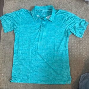 Men’s Teal Golf Shirt - Large